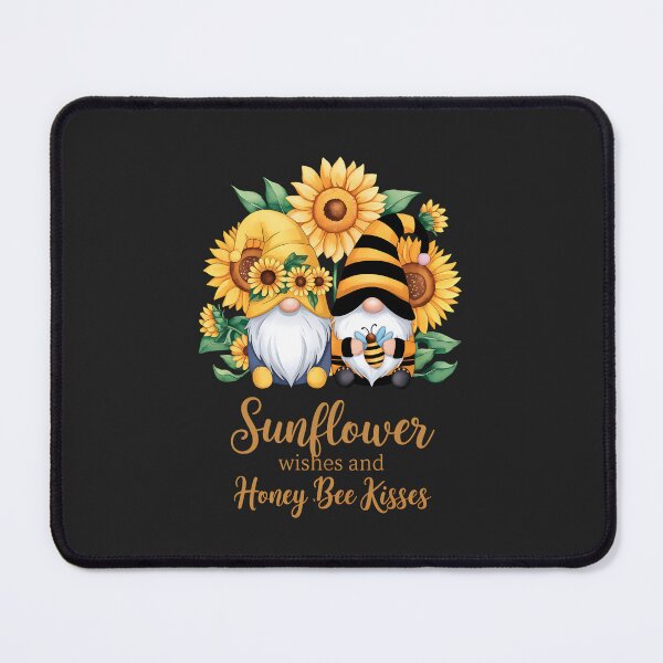 Item preview, Floral Sunflower Gnome For Women With Cute Honey Bee Kisses designed and sold by GaryBellcvbnb.