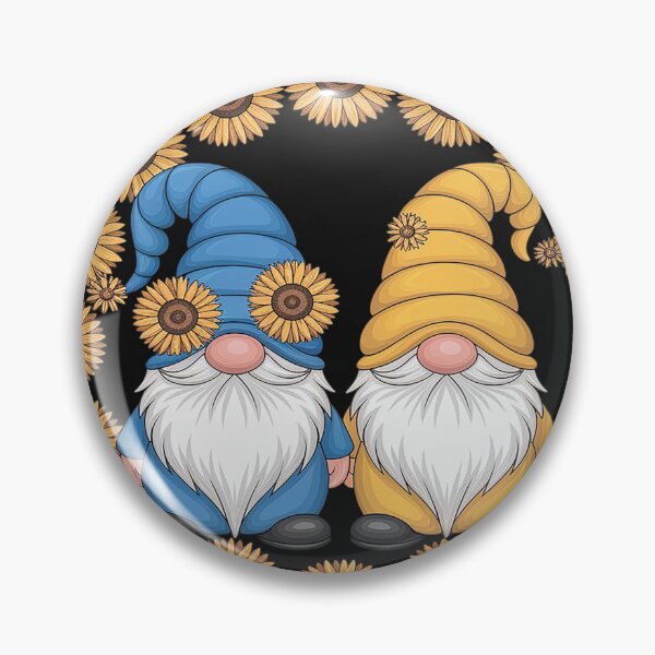 Item preview, Floral Sunflower Gnome Shows Love & Heart For Gardener designed and sold by GaryBellcvbnb.