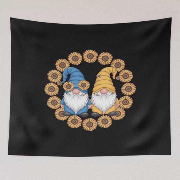 Item preview, Floral Sunflower Gnome Shows Love & Heart For Gardener designed and sold by GaryBellcvbnb.