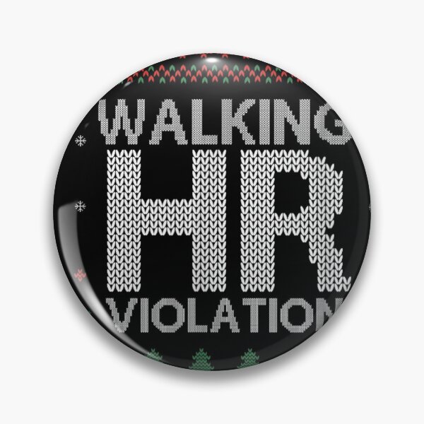 Item preview, Walking HR Violation - The Ultimate Funny Office Ugly Christmas Sweater designed and sold by RannaHile.