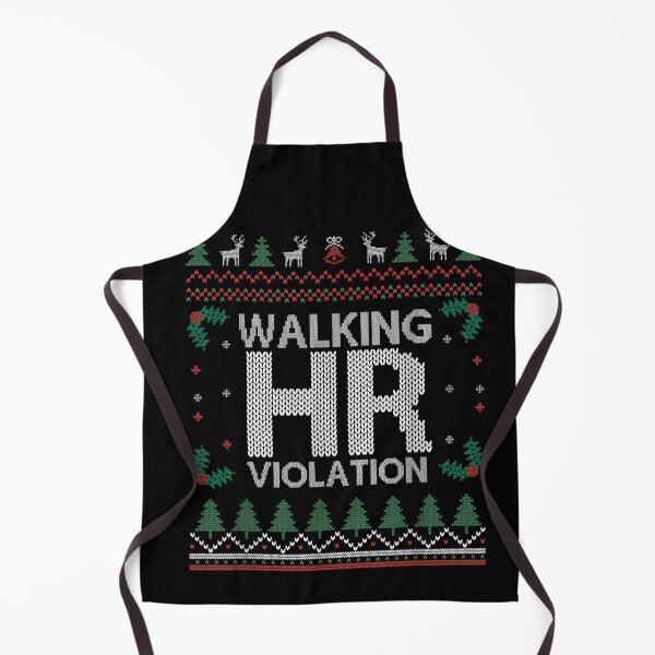 Item preview, Walking HR Violation - The Ultimate Funny Office Ugly Christmas Sweater designed and sold by RannaHile.
