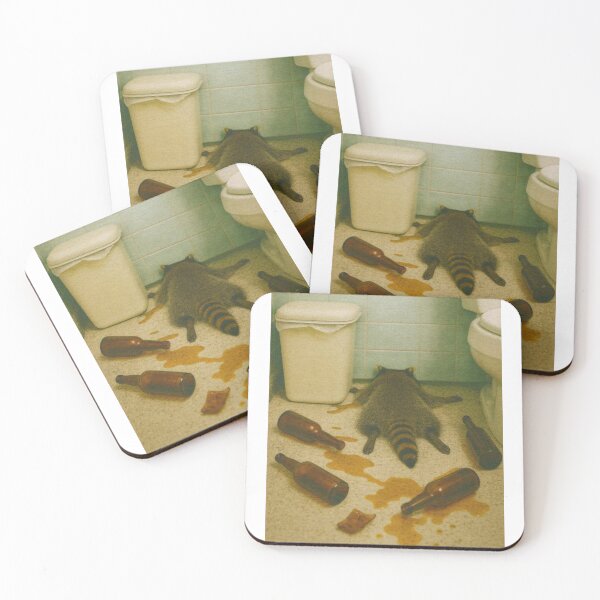 Item preview, Funny Vintage Drunk Raccoon Meme Humor Men Women designed and sold by Artifyo.