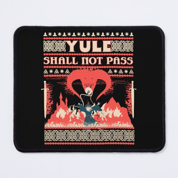 Item preview, You Shall Not Pass - The Balrog Confronts Wizard on Yule Night designed and sold by RannaHile.
