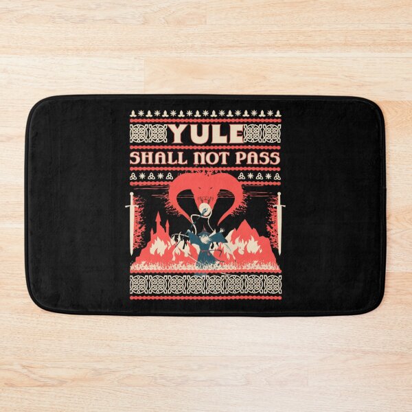 Item preview, You Shall Not Pass - The Balrog Confronts Wizard on Yule Night designed and sold by RannaHile.