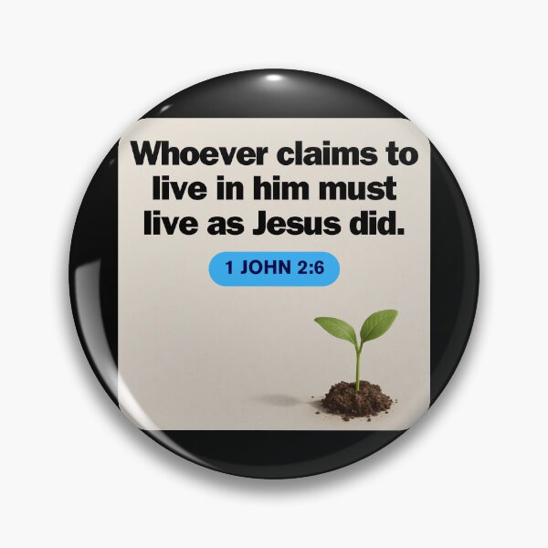 Item preview, 1 John 2:6 – Walk as Jesus Walked Christian Design designed and sold by MoriaStore.