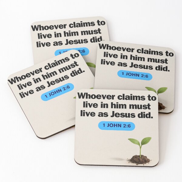 Item preview, 1 John 2:6 – Walk as Jesus Walked Christian Design designed and sold by MoriaStore.
