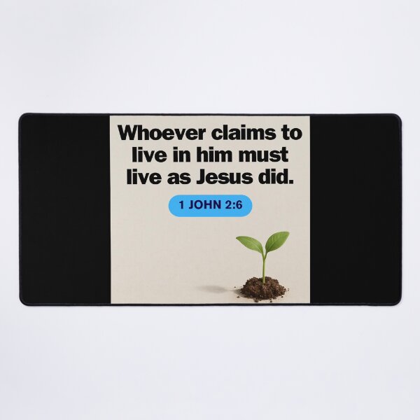 Item preview, 1 John 2:6 – Walk as Jesus Walked Christian Design designed and sold by MoriaStore.