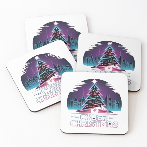 Item preview, Cyber Christmas – Futuristic Neon Tech Tree designed and sold by Serge-Design.