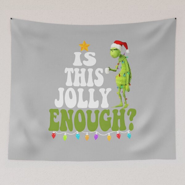 Item preview, is This Jolly Enough Grinch Christmas Family Xmas Pajama designed and sold by mjohnson9.