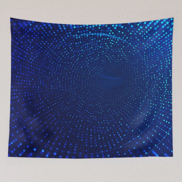 Item preview, futuristic key visual of digital transformation or big data, graphic of dotted tunnel designed and sold by NiamLab.