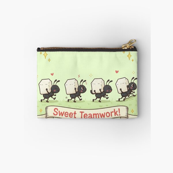 Item preview, Sweet Teamwork! Cute Ants Carrying Sugar Cubes - Kawaii Team Art designed and sold by Tidarat-27.