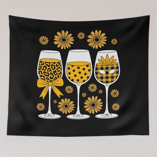Item preview, Drinking Wine Sunflower Mother's Day Glass Of Wine Mom designed and sold by DentistLegal.