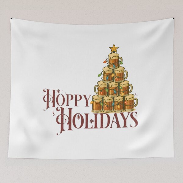 Item preview, Hoppy Holidays Beer Tree designed and sold by Nacho Average Designs.