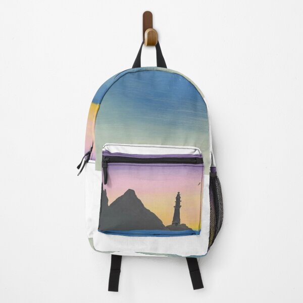 Item preview, Mountain sunset lighthouse beach designed and sold by ilovegemz.