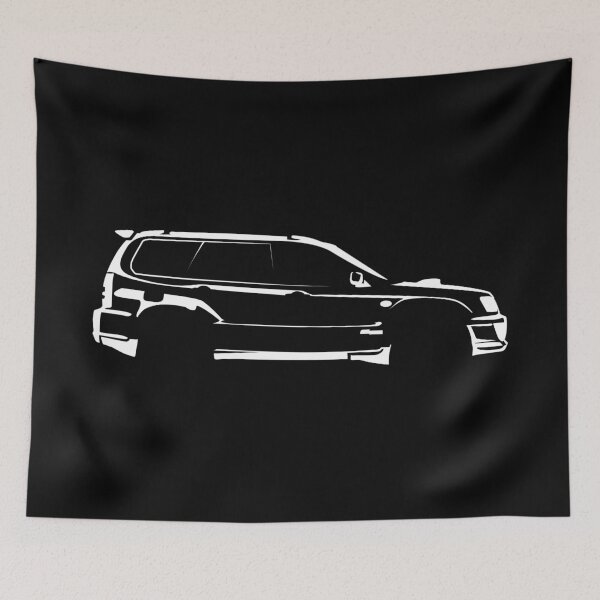 Item preview, Forester STI SG9 (2004) Minimalist Car Silhouette (White) designed and sold by FearnCreative.