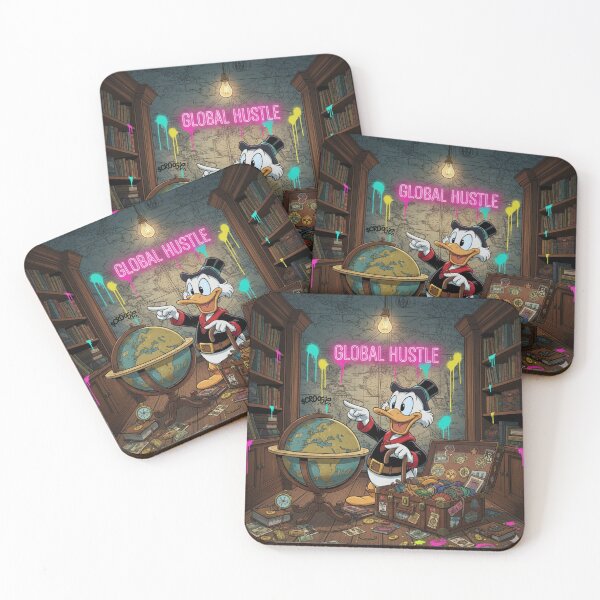 Item preview, Scrooge McDuck Global Hustle World Domination Map designed and sold by GEK-NERD.