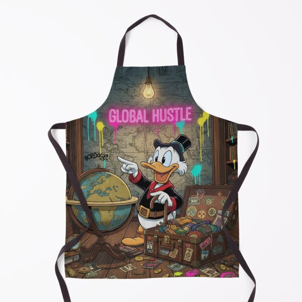 Item preview, Scrooge McDuck Global Hustle World Domination Map designed and sold by GEK-NERD.