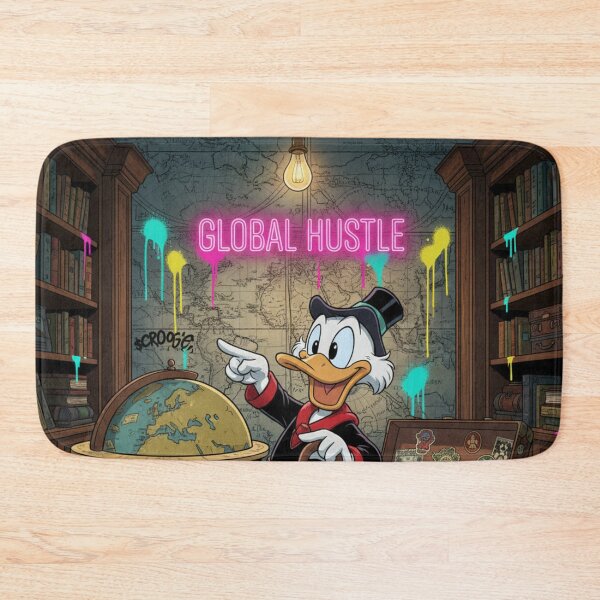 Item preview, Scrooge McDuck Global Hustle World Domination Map designed and sold by GEK-NERD.