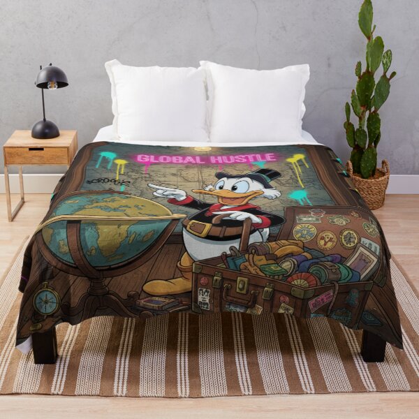 Item preview, Scrooge McDuck Global Hustle World Domination Map designed and sold by GEK-NERD.