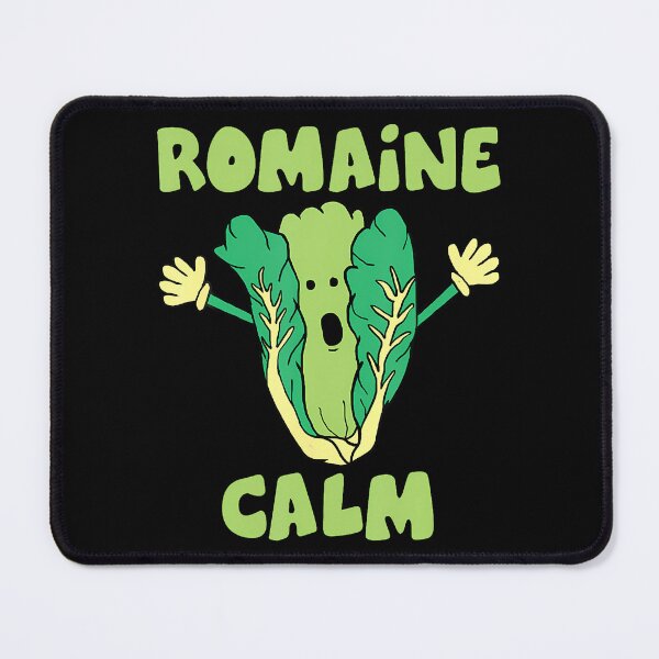 Item preview, Romaine Calm Funny Pun Gardening Lettuce Vegetable Lovers designed and sold by ElizabethVivan.