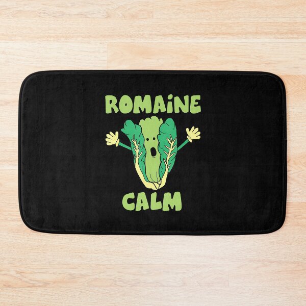 Item preview, Romaine Calm Funny Pun Gardening Lettuce Vegetable Lovers designed and sold by ElizabethVivan.