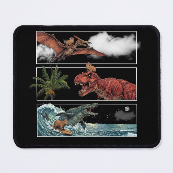Item preview, Capy & his prehistoric friends designed and sold by Pixeloom Store.