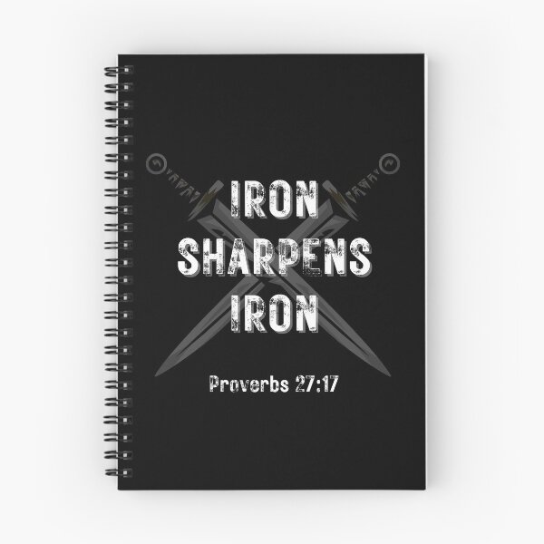 Item preview, Iron Sharpens Iron - Spiral Notebook designed and sold by DORuth.