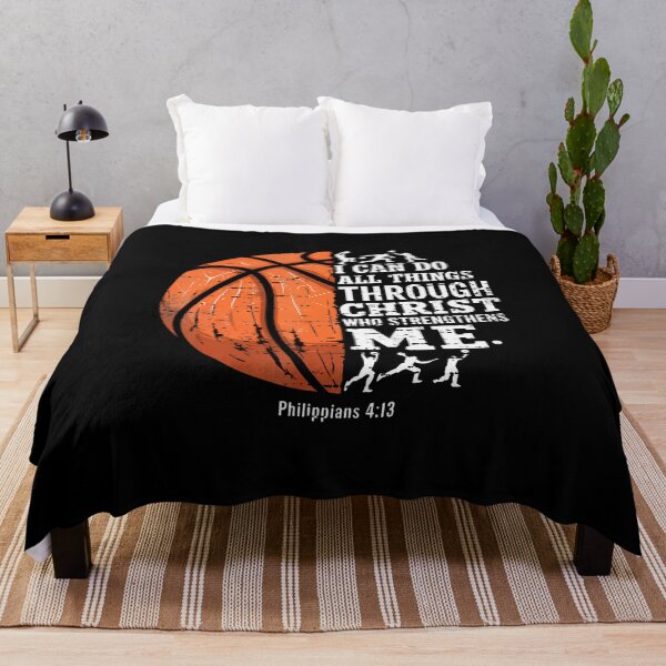 Item preview, Christian Basketball I Can Do All Things Religious Faith designed and sold by BeulahJoseph.