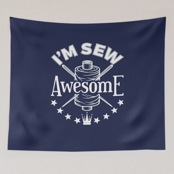 Item preview, I'm Sew Awesome Funny Sewing Seamstress designed and sold by jaygo.