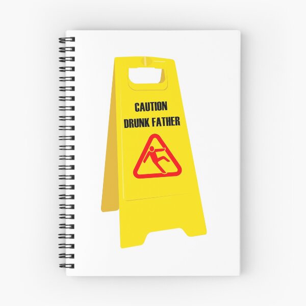 Item preview, Caution - Drunk Father! designed and sold by DoodleDashCollective.