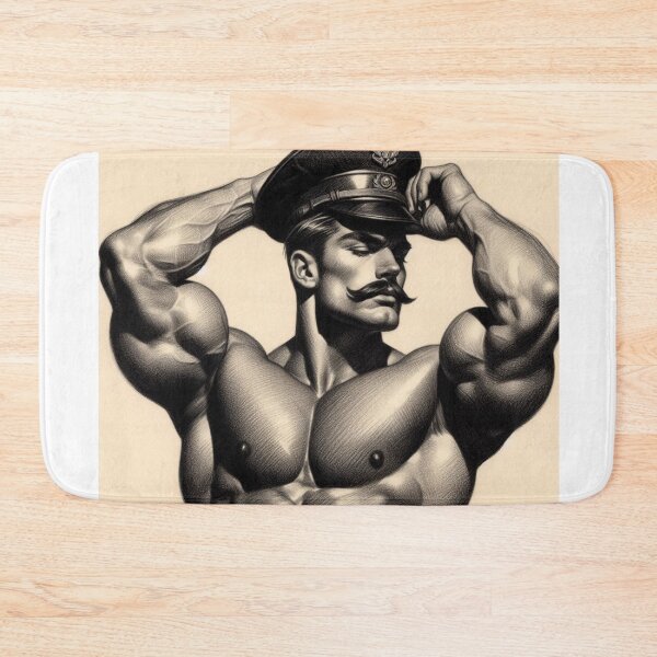 Item preview, Limited Edition Maverick: What A Man Gay Leather Wallart Military Daddy Graphic Design designed and sold by ItsAKinkThing.