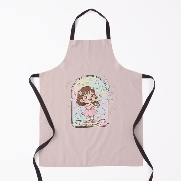 Item preview, Bubble Dreams! Cute Kawaii Girl Blowing Bubbles - Pastel Aesthetic designed and sold by Tidarat-27.