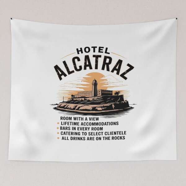Item preview, Hotel Alcatraz Island Prison  designed and sold by MythWoot.