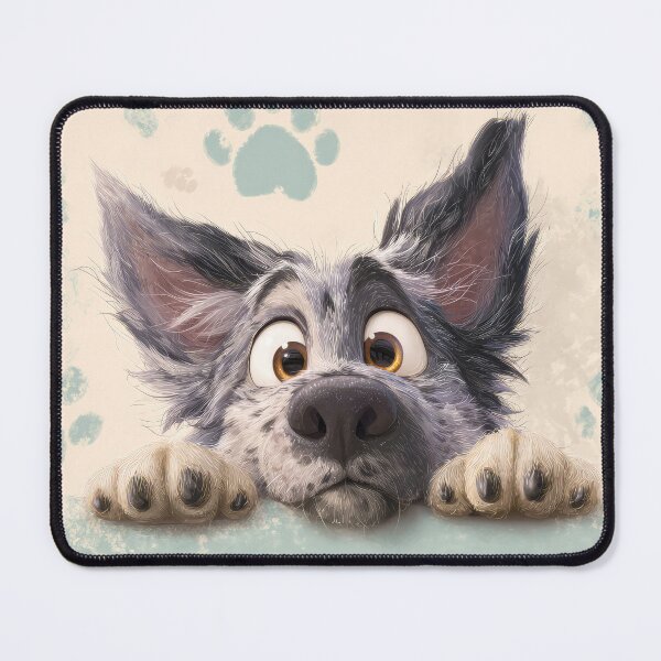 Item preview, Keeshond Peeking over Wall 01 designed and sold by Elisabeth Lucas.
