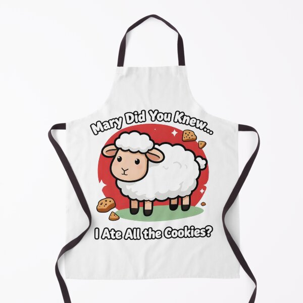 Item preview, christmas christian Mary Did You Know… I Ate All the Cookies?, designed and sold by Uglyandcute.