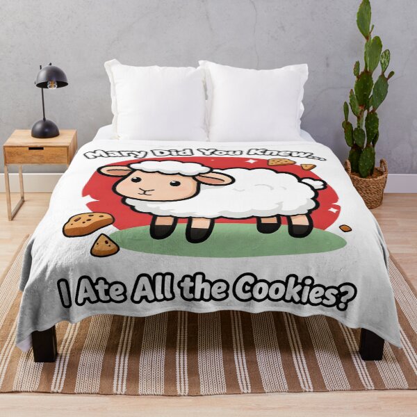 Item preview, christmas christian Mary Did You Know… I Ate All the Cookies?, designed and sold by Uglyandcute.
