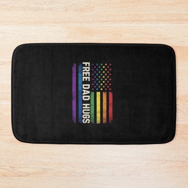 Item preview, Free Dad Hugs America Flag LGBT Gay Pride For Daddy designed and sold by TAYLOROUSDALE.