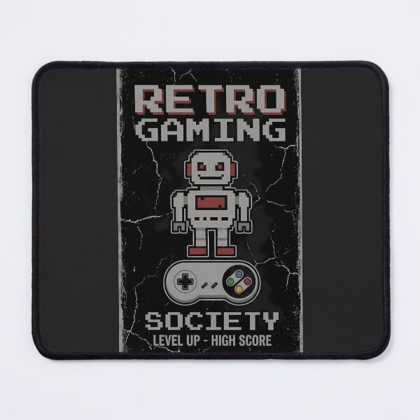 Item preview, Retro Gaming Society | Pixel Robot & Classic Controller Vintage Gamer Design designed and sold by RogueWeave.