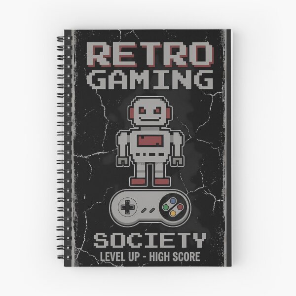 Item preview, Retro Gaming Society | Pixel Robot & Classic Controller Vintage Gamer Design designed and sold by RogueWeave.