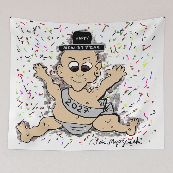 Item preview, Baby New Year 2027  designed and sold by The Art Queen Of Michigan .