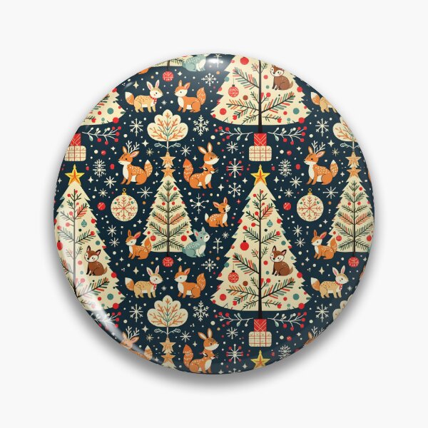 Item preview, Woodland Creature Vintage Christmas  designed and sold by WhimsicalThredz.
