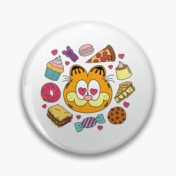 Item preview, Garfield Heart Eyes - I Love Lasagna And Snacks designed and sold by freelschrabo.