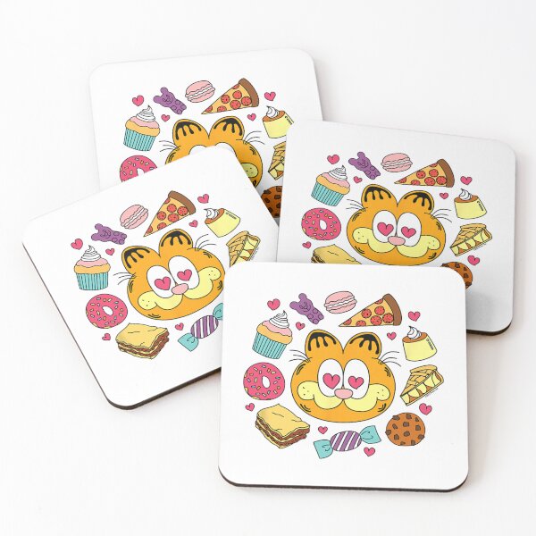 Item preview, Garfield Heart Eyes - I Love Lasagna And Snacks designed and sold by freelschrabo.