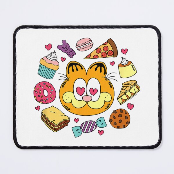 Item preview, Garfield Heart Eyes - I Love Lasagna And Snacks designed and sold by freelschrabo.