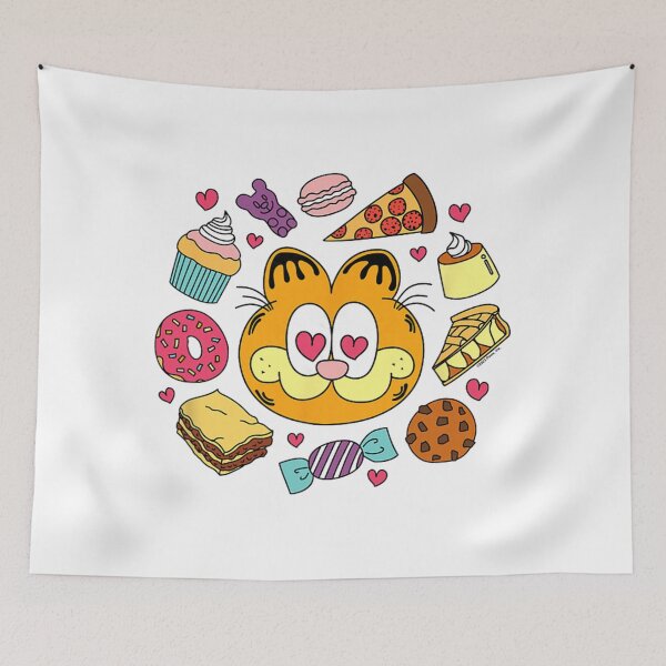 Item preview, Garfield Heart Eyes - I Love Lasagna And Snacks designed and sold by freelschrabo.