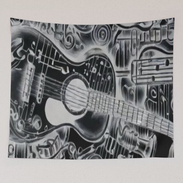 Item preview, Monochrome Guitar Fusion designed and sold by 4FUNNAVIGATOR.