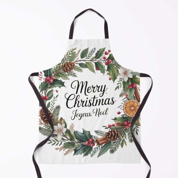 Item preview, Traditional Christmas Wreath – Merry Christmas designed and sold by Serge-Design.