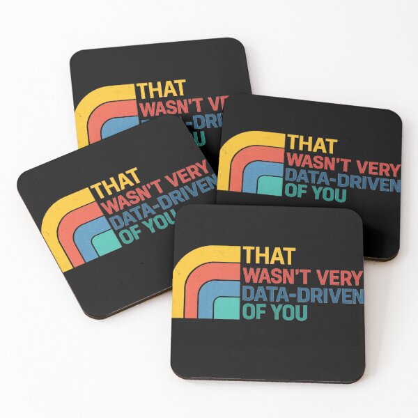 Item preview, That Wasn’t Very Data-Driven of You – Retro Analytics Humor Design designed and sold by haitrieuic96.