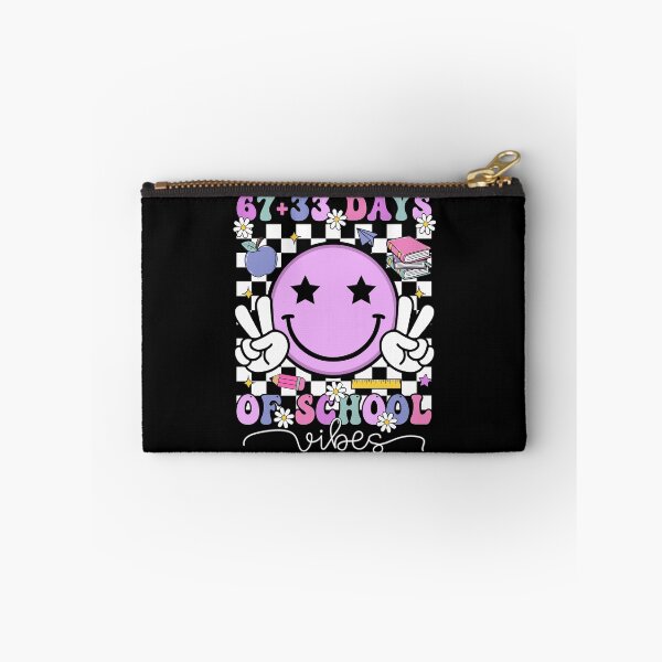 Item preview, 67+33 Days of School Vibes Groovy Smile Face Six Seven 100 Days designed and sold by AnitaBice.