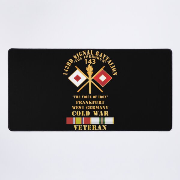 Item preview, Army - 143rd Signal Battalion -The Voice of Iron BR - Num, Frankfurt, West Germany X 300 designed and sold by Military Insignia Products.